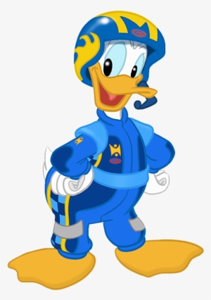 Door Poster - Donald Duck Roadster Racers