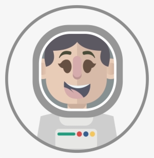 Aerospace Avatar Transprent Png Free - Astronaut Head Png