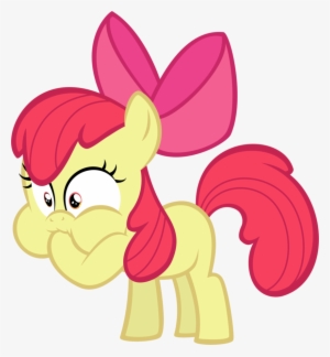 Apple Bloom Is Disgusted By Iamcommando13 On Deviantart - Disgusted My Little Pony
