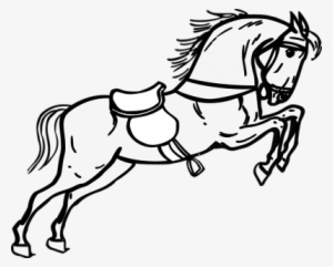 Animals Coloring Thumbnail Size Blank Coloring Pages - Horse Clip Art