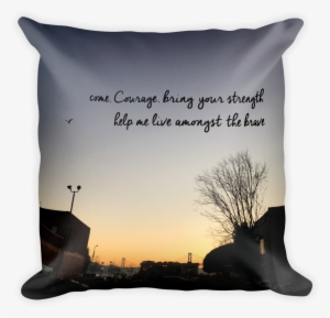 Pillow Courage Mockup Front