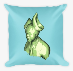 Mad King Throw Pillow In Robin's Egg Blue - Pillow