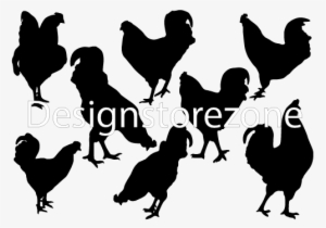 Rooster Silhouette Vector Final-01 - Rooster