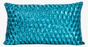Metallic Pompano Turquoise Throw Pillow - Throw Pillow