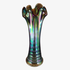 Imperial Ripple Dark Smoke Standard Size Vase - Vase