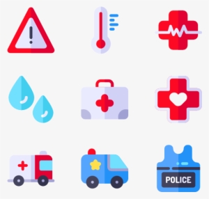 Emergencies 50 Icons - Ambulance Icon