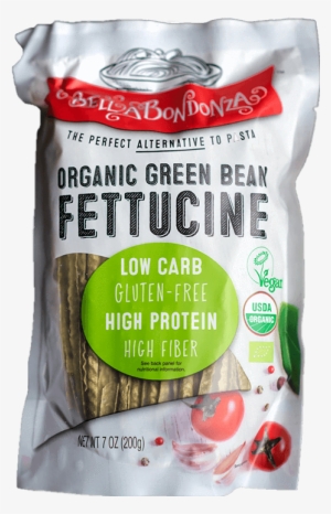 Organic Green Bean Fettuccine - Green Bean Pasta Bellabondonza