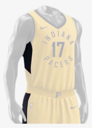 On The Side Paneling Of The Association, Icon, And - Jersey Yellow Design Basketball