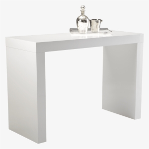 Faro C-shape Bar Table White - Sunpan Faro C-shape Bar Table | Whte