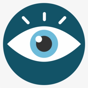 Open - Magnifying Glass Flat Icon