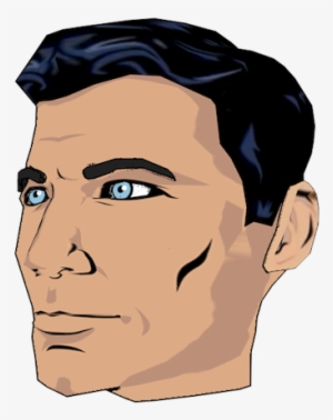 Front “left” Tilted Face - Sterling Archer