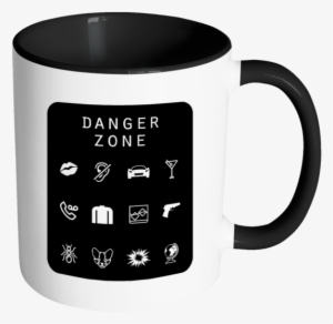Danger Zone Accent Mug - Coffee Cup Archer