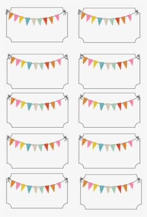 Bringing Home Ezra - Carnival Label Templates