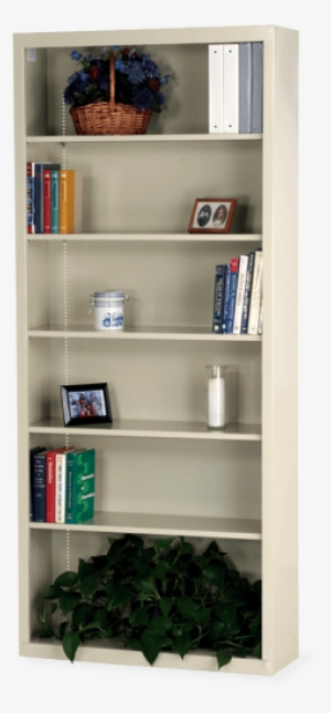 Zoom In - Virco Bcm3684 Metal Bookcase - 84"h