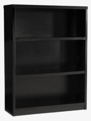 Black Three Shelf Bookcase - Three Shelf Black Bookcase