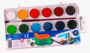 Acuarelas Jovi 12 Colores - Jovi Box 12 Color Watercolor 800/12 P / 5