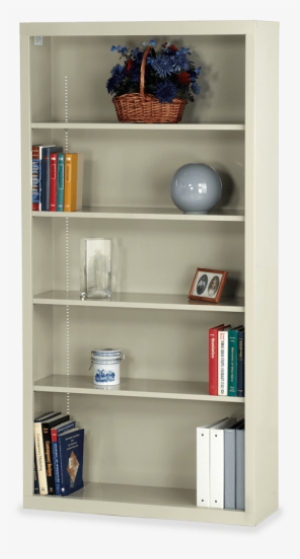 Zoom In - Virco Bcm3672 Metal Bookcase - 72"h