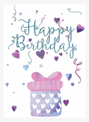 Gratis Png Y Psd - Lila Alles- Gute Zum Geburtstagumbau Geschenkanhänger