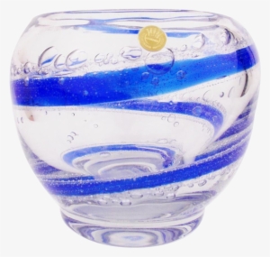 Vintage 1960s Glass Vase Theresienthal German Design - Ceramic