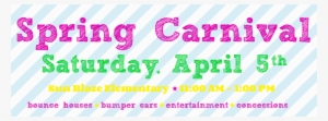 Spring Carnival Fb Banner - Spelling Bee
