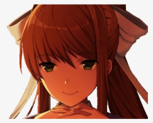 Lien Direct, - Doki Doki Literature Club Monika Png