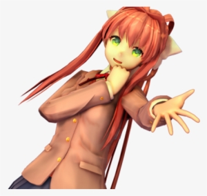 ##ddlc #doki-doki Luterature Club ##monikassshit #sayori - Monika Mmd