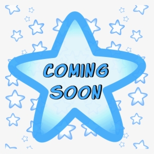 Coming Soon Blue Stars Sign - Coming Soon Png Stars