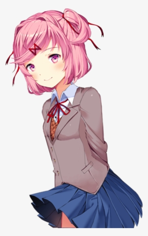 Natsuki, But It's Monika - Doki Doki Literature Club Natsuki Vomit