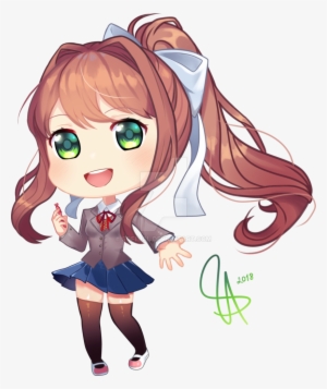 The Pinnacle Of Chibi Monika Has Been Achieved Ddlc - Chibi Monika
