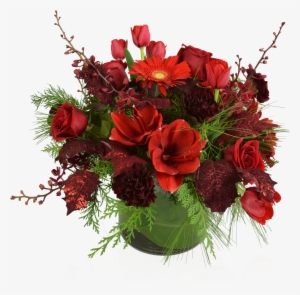 Blissful Reds Flower Arrangement - Floristry