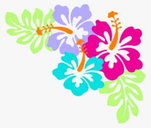 Hibiscus Corner Clip Art - Hawaiian Luau Clipart - 600x509 PNG Download ...