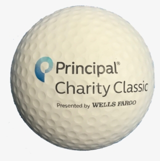 Inflatable, Oversize Rubber Golf Ball - Principal Charity Classic Logo