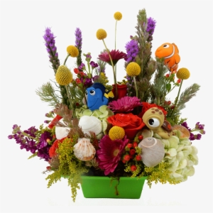 Nemos Garden Flower Arrangement - Dekorjinal Masif Çerçeveli Harf Tablo Hzmy