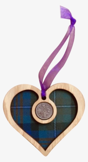 Heart Lucky Sixpence - Locket