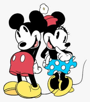 Classic Clipart Mickey Minnie - Mickey Mouse And Minnie Mouse Classic