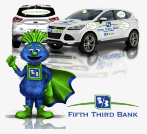 Fifth Third Bank Van Wrap And Mascot Design - Fifth Third Bank
