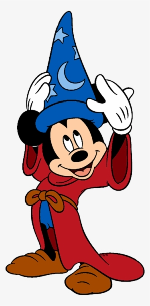 Mickey Mouse Clipart Sorcerer - Sorcerer Mickey Mouse