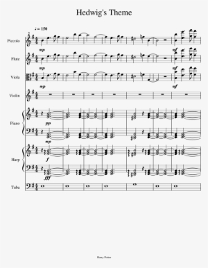 Hedwig's Theme Sheet Music Composed By Puttaputtyputput - Rajon Rondo