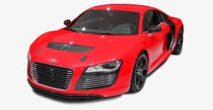 Red R8 Audi Png Car Image - Sports Car Audi Png