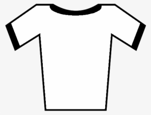 Soccer Jersey White-black - Soccer Jersey Clip Art