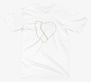 Logo Outline // Men's T-shirt - Heart
