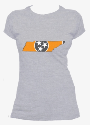 Tennessee Flag State Outline Orange Womens Short Sleeve - Hermione Harry Potter Shirt