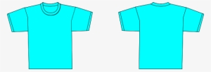 Teal Clipart T Shirt - Sky Blue T Shirt Vector