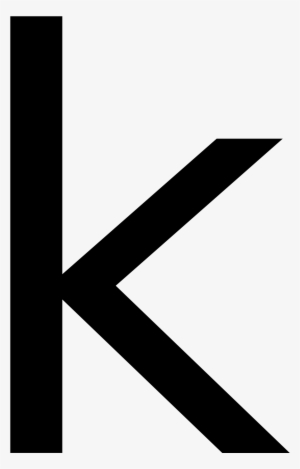 File Letter K Svg Wikimedia Commons - Transparent Letter K