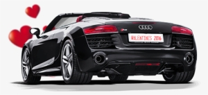 Valentines Day Audi R8 With Hearts - Akrapovič