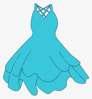 Download This Simple Turquoise Wedding Dress Clip Art - Black Dress Clip Art