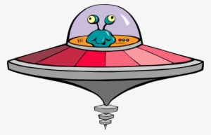 Free To Use Public Domain Flying Saucer Clip Art - Cartoon Aliens In Spaceships