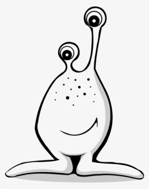 Comic Alien Svg Clip Arts 468 X 593 Px