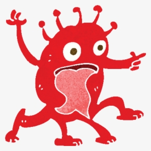 Alien Clipart Red - Cartoon