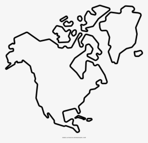 North America Coloring Page Ultra Pages - America Del Nord Da Colorare